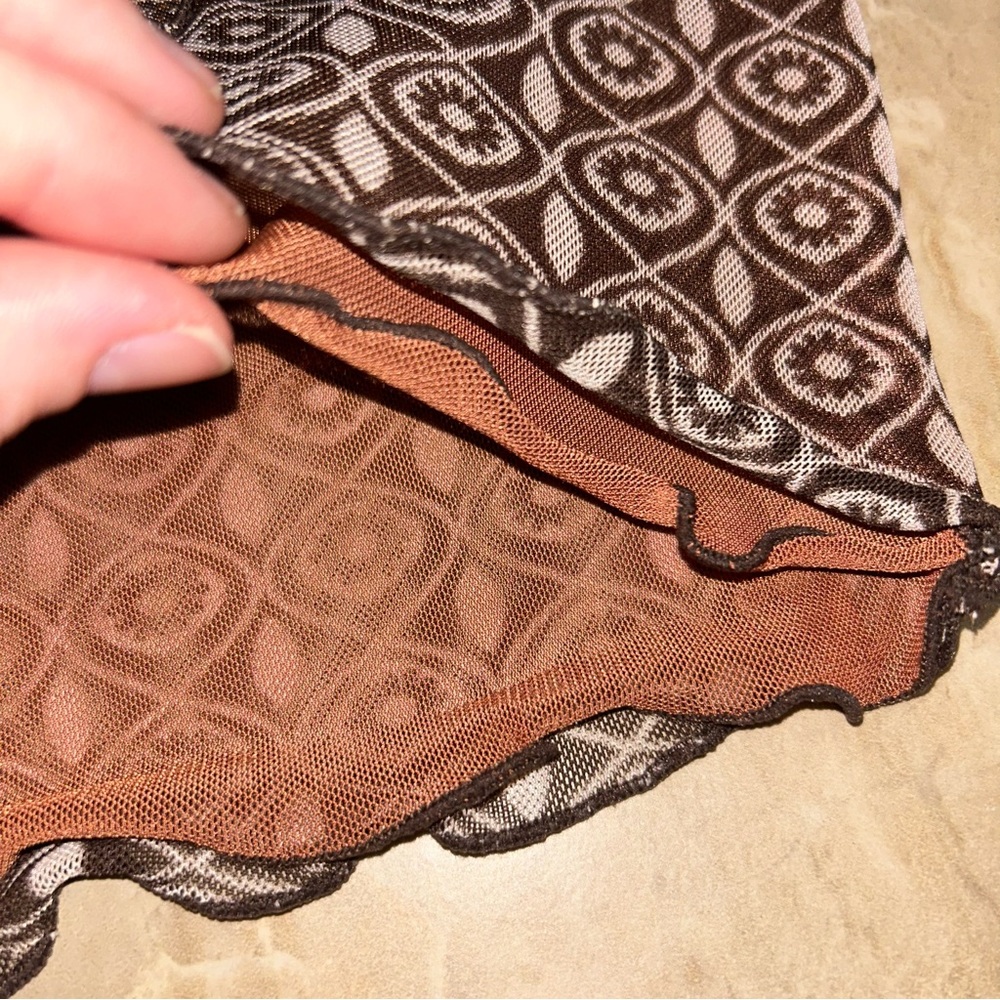 Nwt Patchwork Mesh Whimsigoth Top - image 7